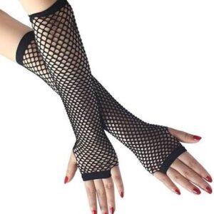 Fishnet gloves